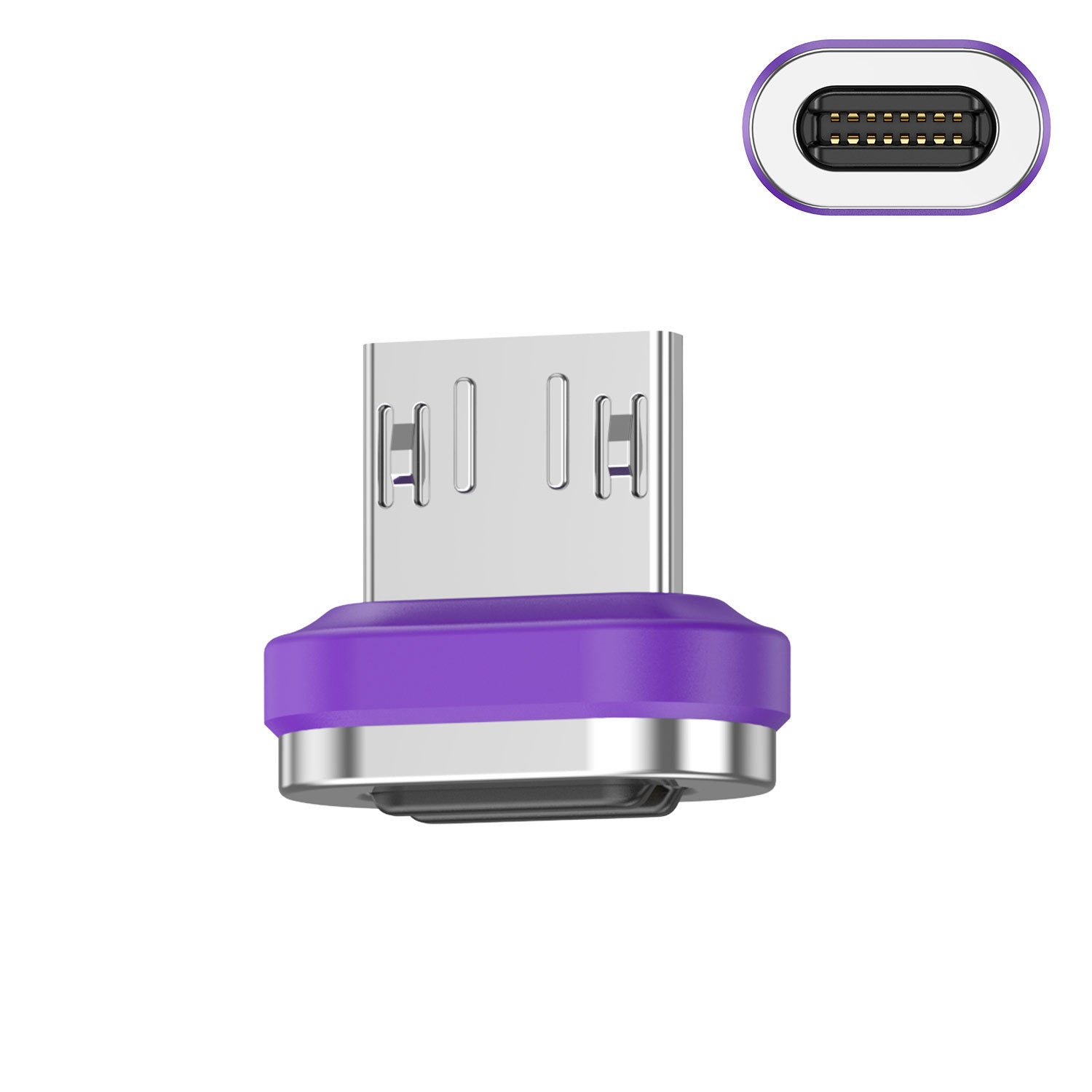 USLION Magnetic Fast-Charge Cable — USB-C, Lightning & Micro-USB in One