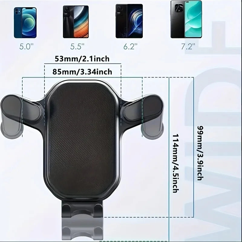 Car Air Vent Phone Mount — Adjustable Clip Holder