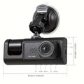 Dual Dash Cam — Front & Cabin 1080p with Night Vision
