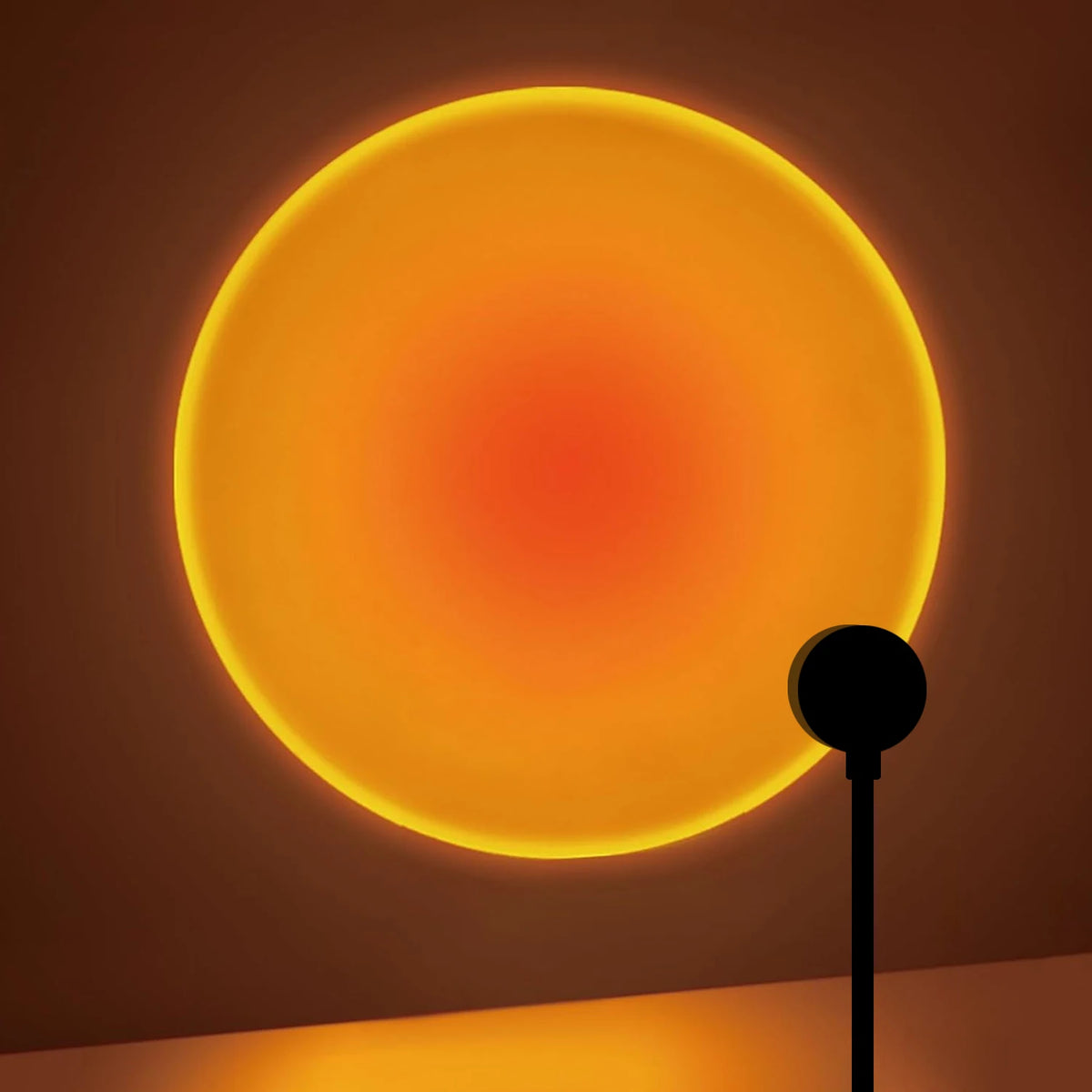 Sunset Projection Lamp — USB Gooseneck Mood Light