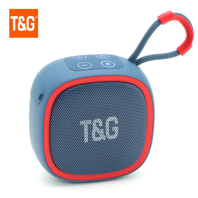 Compact Bluetooth Speaker — IPX5 Splashproof with TWS Stereo Pairing