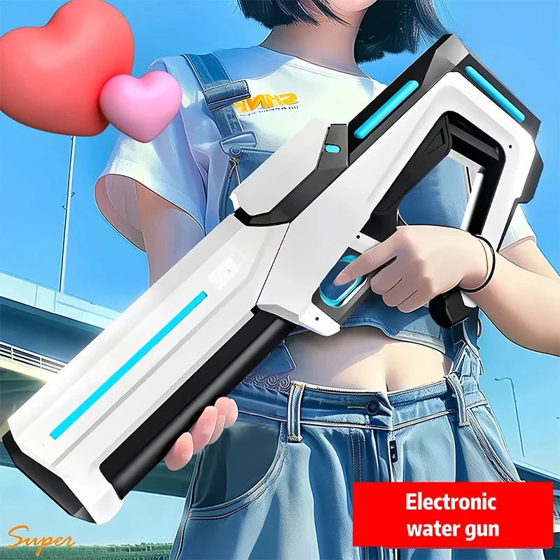 Electric Water Blaster — Auto-Fill Rechargeable Water Gun