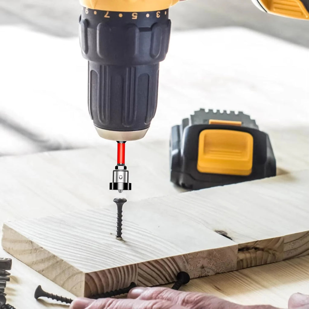 Magnetic Drywall Screw Bits — PH2 Depth-Stop Driver Bits