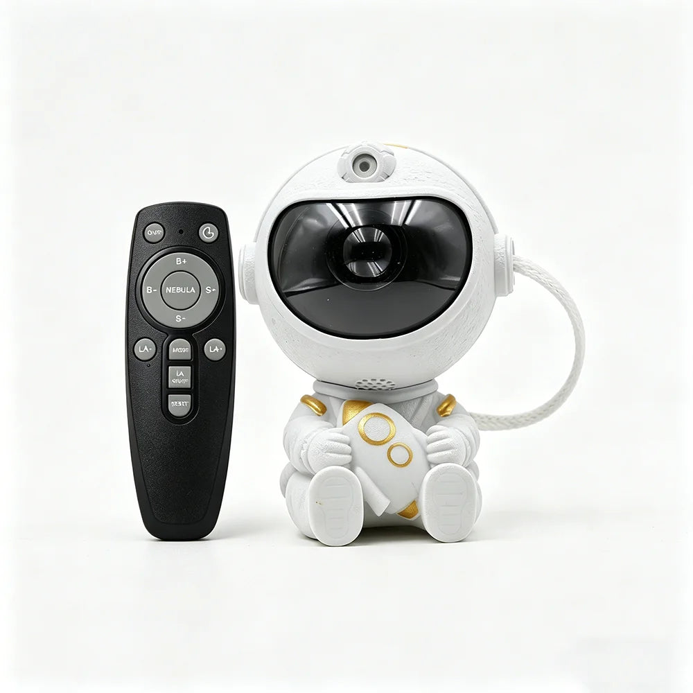 Astronaut Galaxy Projector — Star & Nebula Night Light with Remote