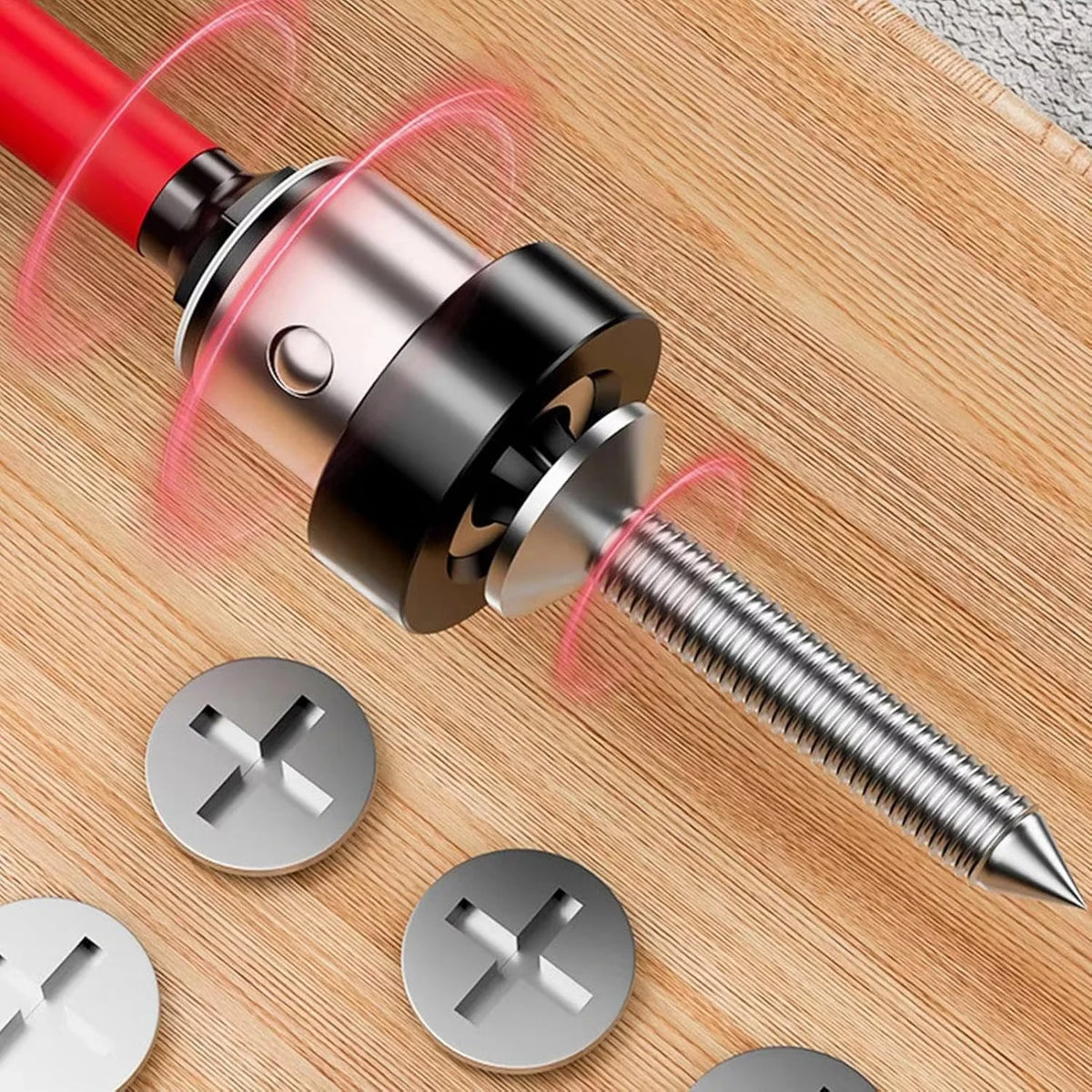Magnetic Drywall Screw Bits — PH2 Depth-Stop Driver Bits