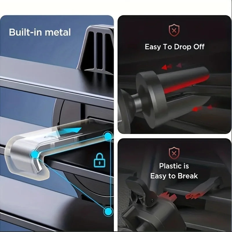 Car Air Vent Phone Mount — Adjustable Clip Holder
