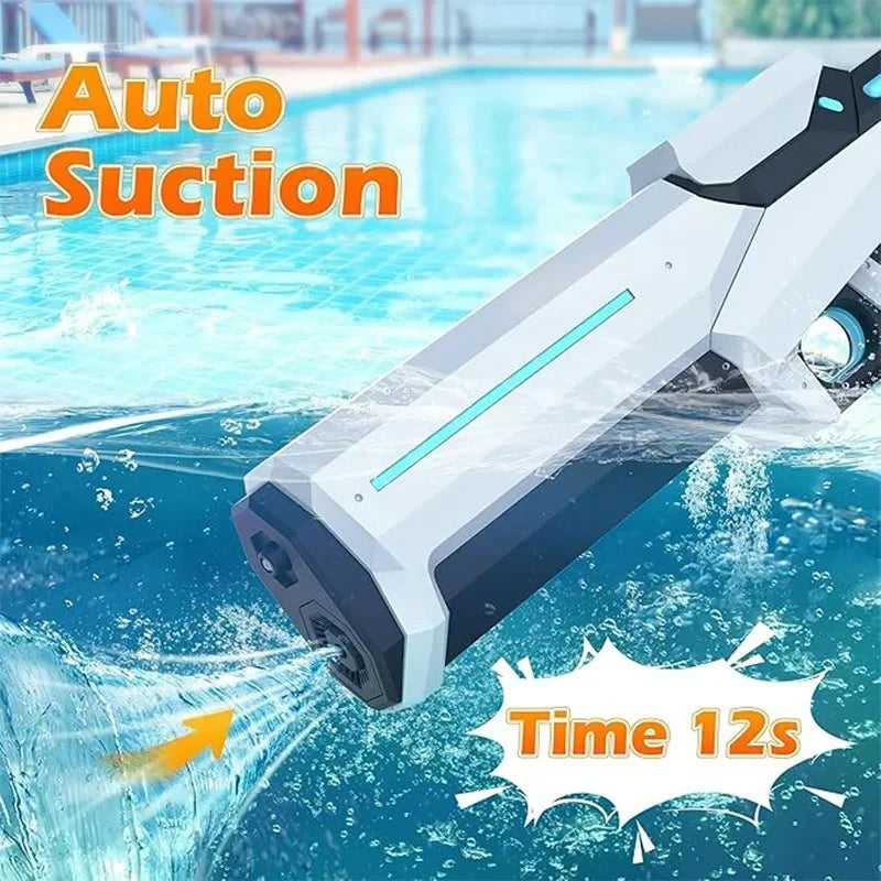 Electric Water Blaster — Auto-Fill Rechargeable Water Gun