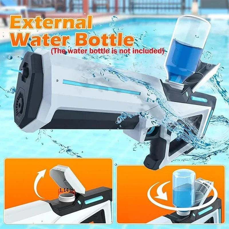 Electric Water Blaster — Auto-Fill Rechargeable Water Gun