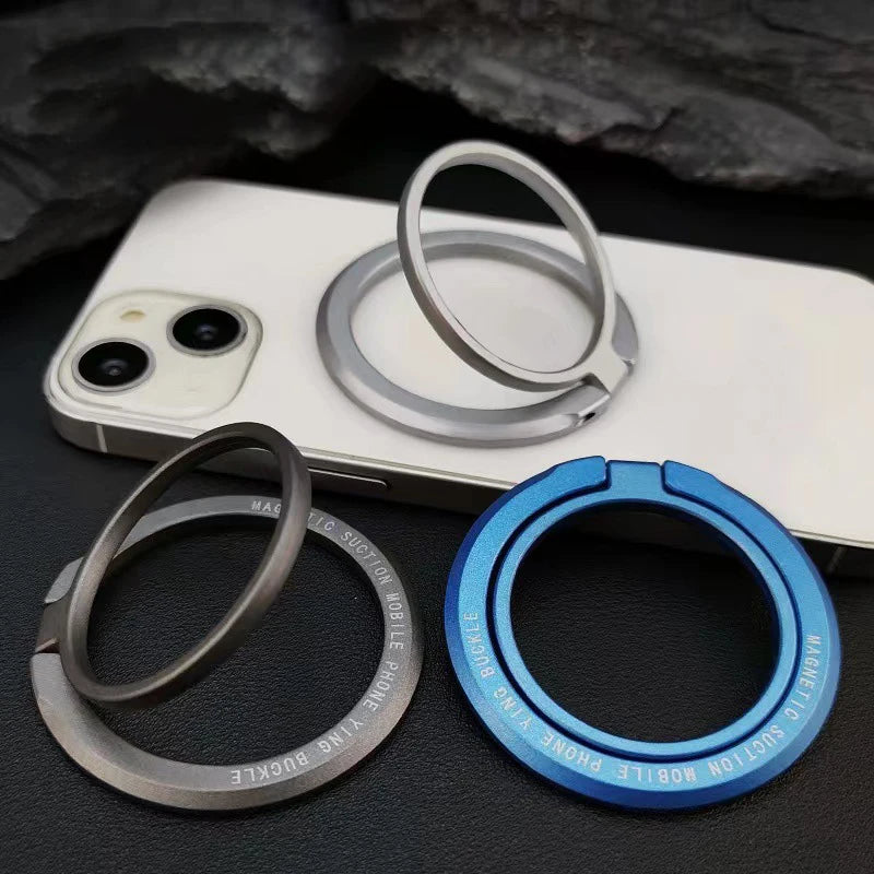 Magnetic Phone Ring Holder — MagSafe Grip, Stand & Mount