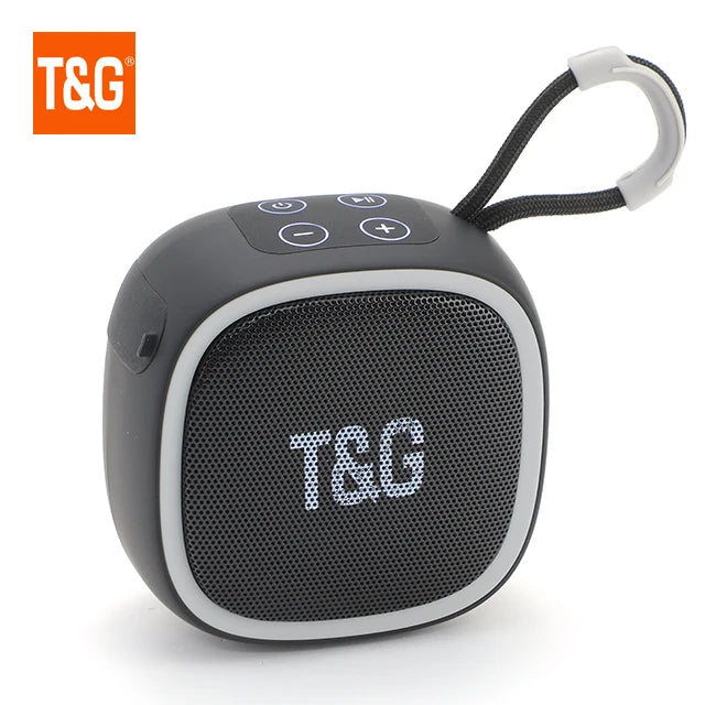 Compact Bluetooth Speaker — IPX5 Splashproof with TWS Stereo Pairing